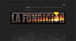 Desktop Screenshot of lafundiciondeelpedroso.org